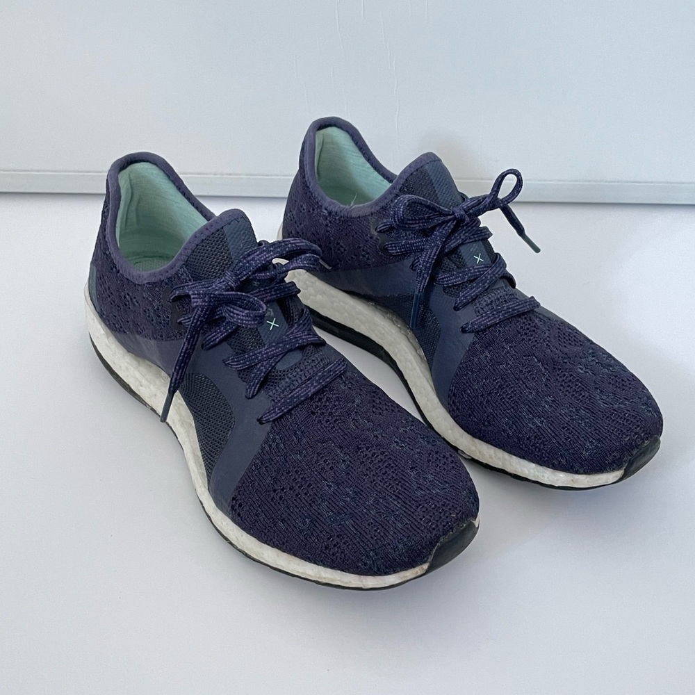 Adidas Pure Boost Navy Blue Running Shoes